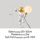 DecorBites™ Astronaut Moon Planet Table Lamp Night Light Bedroom Decor Spaceman Theme
