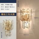 DecorBites™ Crystal Modern Wall Sconce Lamp for Bedroom & Living Room