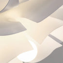 DecorBites™ Acrylic Flower Pendant Chandelier: Nordic Design LED Hanging Fixture for Elegant Decor