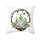 DecorBites™ Easter Egg Bunny Flower Birds Sofa Pillow Cover