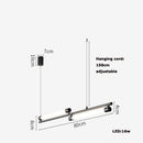 DecorBites™ Dimmable LED Acryl Chandelier Lighting Luminaire for Dinning Room