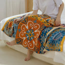 DecorBites™ Cotton Gauze Bath Towel - Soft & Absorbent Ethnic Style Wrap