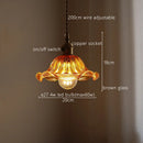 DecorBites™ Green Stripe Glass Pendant Lamp Fixture for Home Decor & Kitchen Lighting