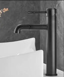 DecorBites™ Bronze Basin Faucet: Hot & Cold Brass Sink Faucet, Rotating Mixer Tap