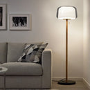 DecorBites™ Glass Floor Lamp: Simple Nordic Sofa Atmosphere with Decorative Lighting for Living Room