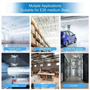 DecorBites™ LED Ceiling Light Industrial Lighting Deformable E26/27 Bulb for Garage Warehouse