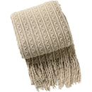 DecorBites™ Geometric Knit Sofa Blanket with Tassels