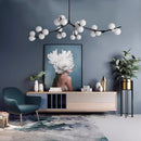 DecorBites™ Glass Ball LED Chandelier Molecular Pendant Lighting for Living Dining Bedroom