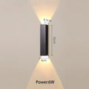 DecorBites™ LED Wall Lamp: Lone Line Up and Down Light for TV Background or Bedroom