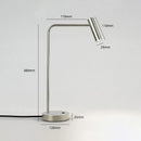 DecorBites™ Enna LED Dimmable Floor Lamp in Gold/Black/White for Minimalist Home Decor