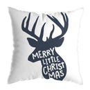DecorBites™ Geometric Deer Print Pillowcase 45x45cm - Yellow Home Decor