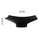 DecorBites™ 7.5 Inch Square Black Matte Ceramic Dining Plate