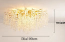 DecorBites™ Crystal Money Tree Chandelier - Modern LED Suspension Light for Luxury Living Areas