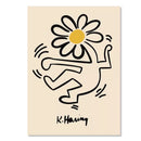 Abstract Yayoi Kusama Wall Art - Flower Market Canvas Painting