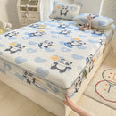 DecorBites™ Latex Cooling Mattress Cover & Pillowcase Set - Summer Cool Down Bed Pad