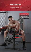 New Upgraded Multi-function Weightlifting Bench, Home Abdominal Waist Fitness Bench, Dumbbell Training Auxiliary Stool