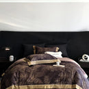 DecorBites™ Egyptian Cotton Bedding Sets: Queen King Ru Sizes - Luxe Bed Linens
