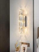 DecorBites™ Gold Crystal Duplex Building LED Chandeliers - Luxury Staircase Decoration