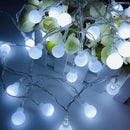 10m Ball LED String Lights Outdoor Ball Chain Lights Garland Lights Bulb Fairy Lights Party Home Wedding Garden Christmas Decor