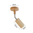 DecorBites™ LED Ceiling Lamp: Modern Wood Design with Spotlight for Various Spaces