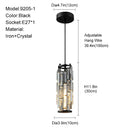 DecorBites™ Gold Crystal Chandelier: Elegant Dining Room Pendant Lighting