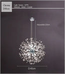 DecorBites™ Dandelion Chandelier LED Sparkle Ball Crystal Lighting for Restaurant & Living Room