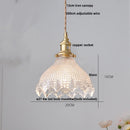 DecorBites™ Clear Glass Knob Switch LED Pendant Light Fixture: Modern Nordic Hanging Chandelier