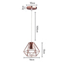 DecorBites™ Industrial Retro Loft LED Pendant Light for Home Living Room Kitchen