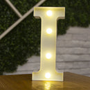 Decorative Letters Alphabet Letter LED Lights Luminous Number Lamp Night Light Wedding Proposal Party Baby Bedroom Decoration