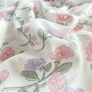 DecorBites™ Cozy Pattern Printed 4Pcs Single Bedding Set - Soft Cotton Fabric