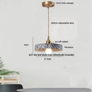 DecorBites™ Terrazzo Stone LED Pendant Lamp for Industrial Loft, Bar, Coffee, Living Room.