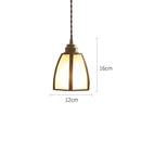 DecorBites™ Glass Copper LED Pendant Lights: Modern Nordic Lighting for Home, Dining, & Restaurant