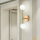 DecorBites™ Frosted Glass Ball LED Wall Sconce - Indoor Home Lighting Fixture