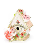 DecorBites™ Enameled Metal Jewelry Trinket Box Figurines Hand Painted Storage Case