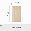 DecorBites™ Beige Travertine Marble Plate for Pastry Cheese Dessert Coffee & Bathroom Essentials