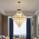 DecorBites™ Crystal Duplex Chandelier: Modern & Elegant for Hotels, Villas, & Living Spaces