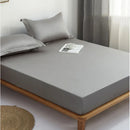 DecorBites™ Cotton Fitted Sheet Set Cozy Bedsheet Pillowcases King Twin Queen Full Size