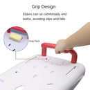 With Handle Bathtub Shower Board Adjustable Non -slip Bathtub Bench With Rounded Corners Bath Sitting Board For Disabled People