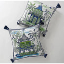 DecorBites™ Crane Art Luxury Throw Pillow Case for Bed & Sofa