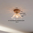 DecorBites™ Clear Glass LED Ceiling Light, Modern Nordic Bedroom Decor Ceiling Lamp