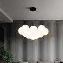 DecorBites™ Glass Ball LED Pendant Light for Home Decor, Nordic Style Chandelier for Living Room