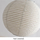 DecorBites™ Japanese Style LED E27 Round Ball Pendant Lamp for Home Decor