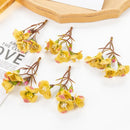 DecorBites™ Artificial Flowers: Christmas Decor, Home Wedding Bouquet, Scrapbooking Bouquets