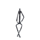 DecorBites™ Abstract Metal Human Sculpture Cast Iron Black Person Desktop Ornament