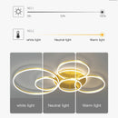 DecorBites™ LED Ceiling Chandelier Rings Pendant Light - Minimalist Home Lighting