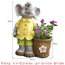 DecorBites™ Elephant Garden Decoration | Creative Animal Flower Pots for Kindergarten and Outdoor Decor