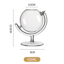 DecorBites™ Globe Shape Wine Glasses Set for Home Bar Parties and Events