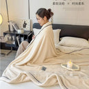 DecorBites™ Cozy Cotton Velvet Plush Blanket: Luxuriously Soft and Warm Light Blanket