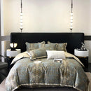 DecorBites™ Egyptian Cotton Luxury Bedding Set: Duvet, Sheet, Pillowcases - 1000TC Soft & Silky