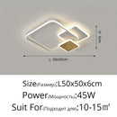 DecorBites™ LED Chandeliers Modern Indoor Lighting Dimmable Luster Fixture for Home Decor